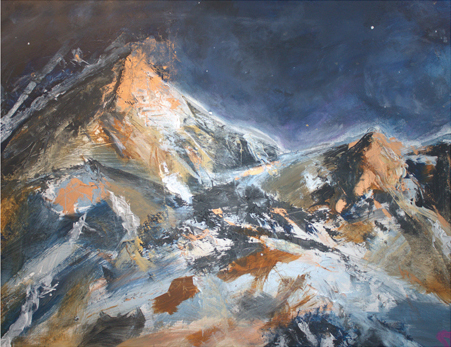 Fineart-Print: Berge – Unbekannte Höhen. Copyright: Sandra Thaler